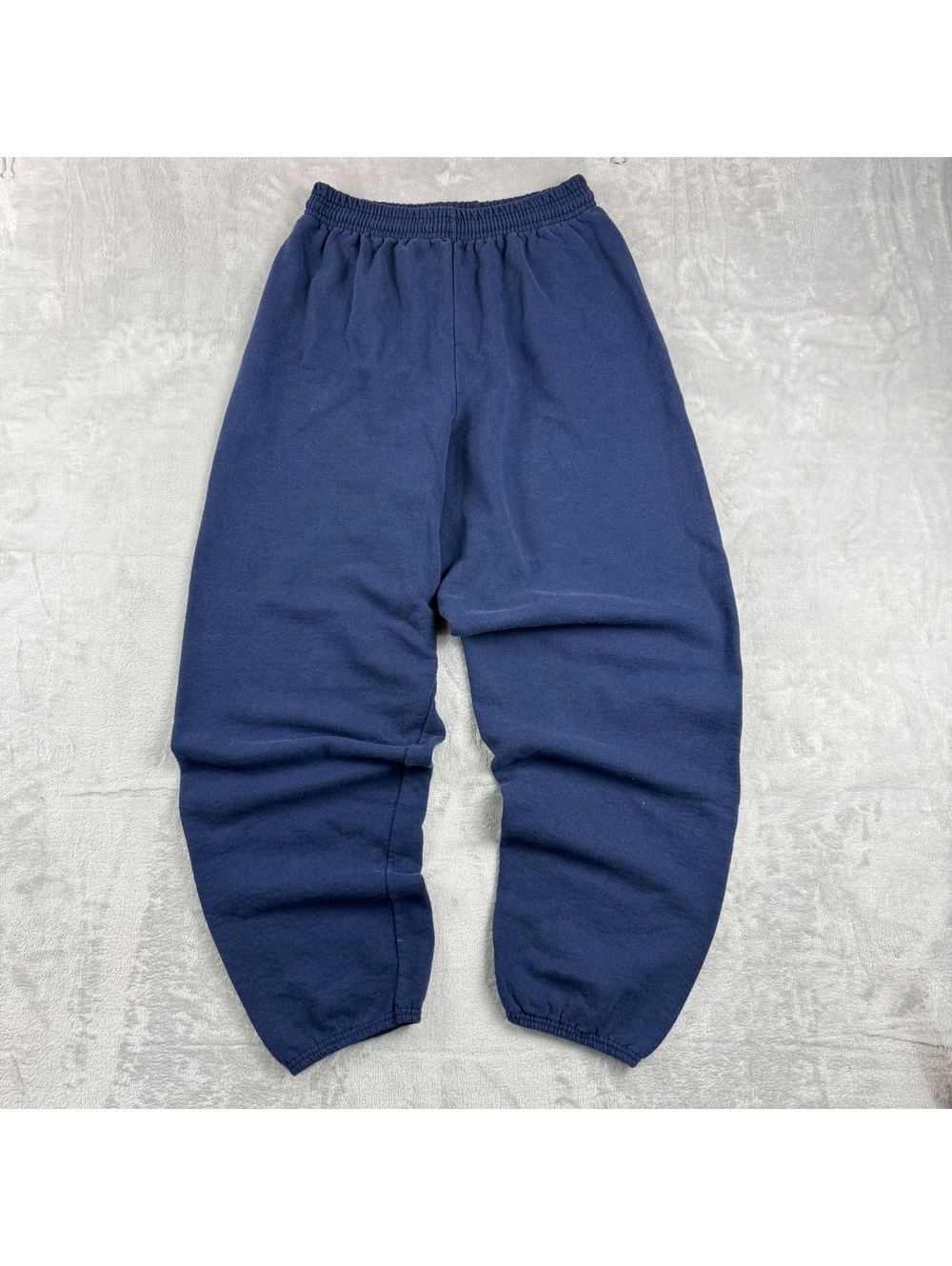 VTG Hanes ComfortBlend Navy Blue Sweatpants Men M Fleece Jogger Baggy Streetwear